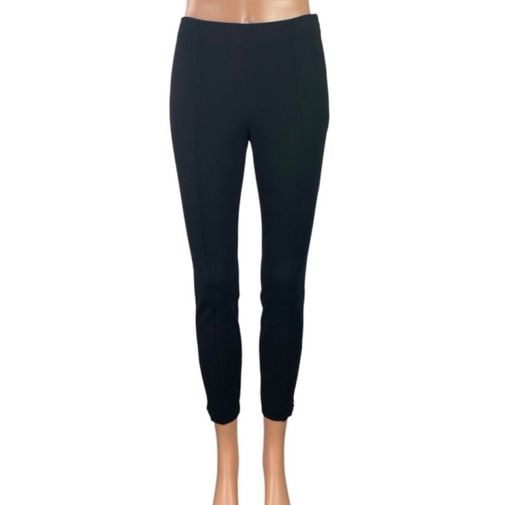 Banana Republic Black Sloan Skinny Yoga Gym Athletic Activewear Leggings Pants 2